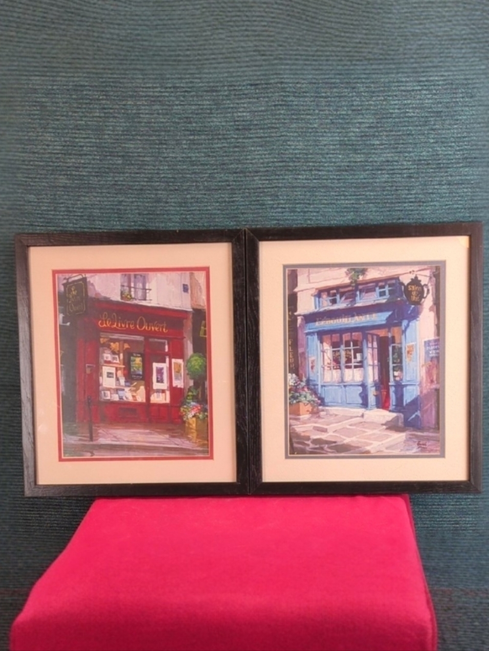 Set Of George Botich Prints, Paris Scenes Framed